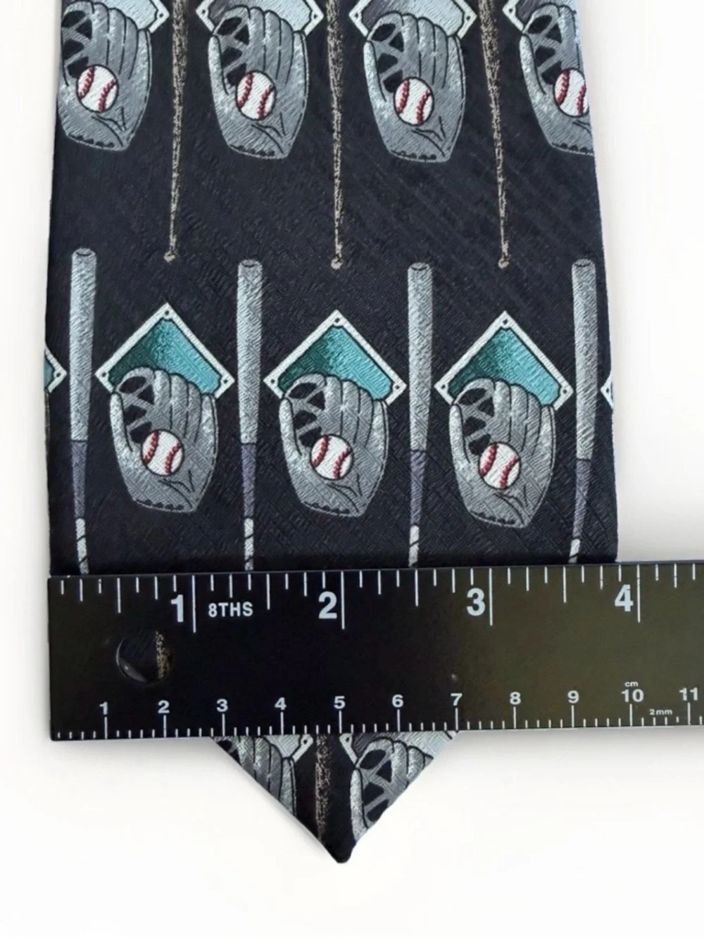 Vtg 90s Baseball Novelty Necktie Lot Of 3 Coach Sports Memorabilia Retro Quirky